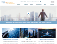 Tablet Screenshot of advancedapplications.com